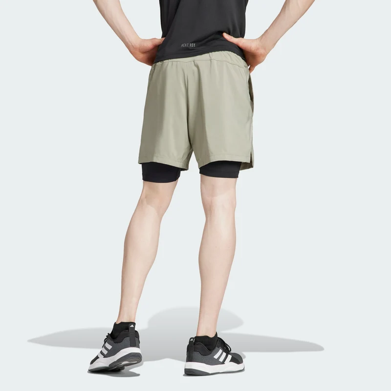adidas Men Short de training 2 en 1 Gym+