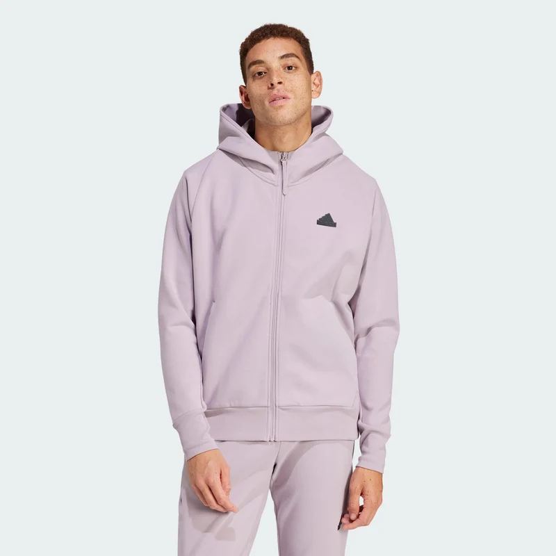 adidas Men Veste de survêtement à capuche zippée Z.N.E. Wint
