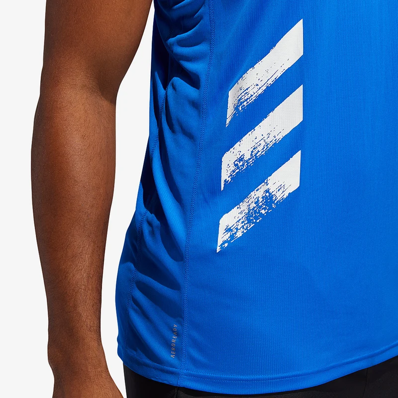 adidas Own The Run PB 3 Stripes Singlet