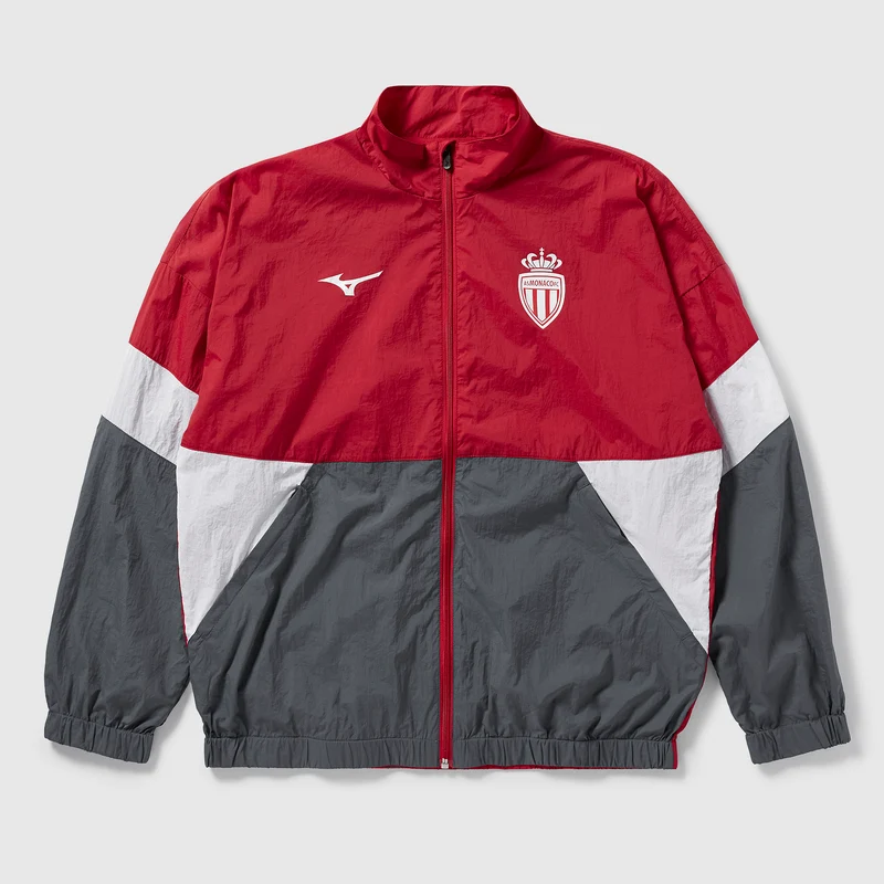 Veste Pré-Match Mizuno Monaco 25/26 Woven Retro