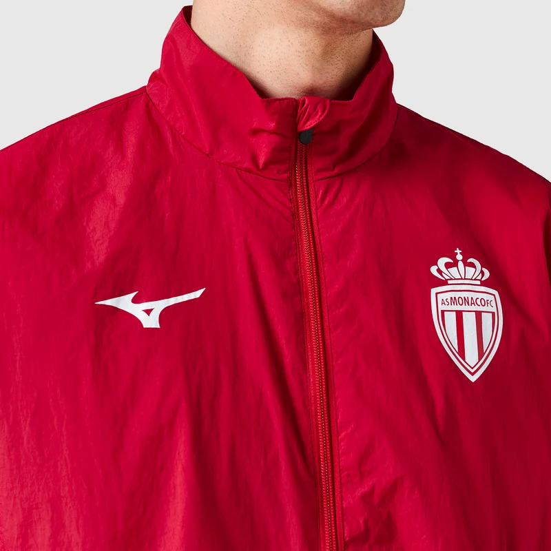 Veste Pré-Match Mizuno Monaco 25/26 Woven Retro