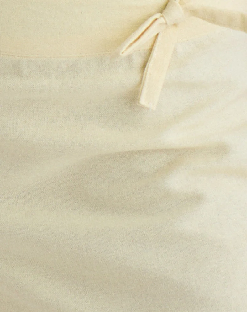 Short Blazy Tie en citron