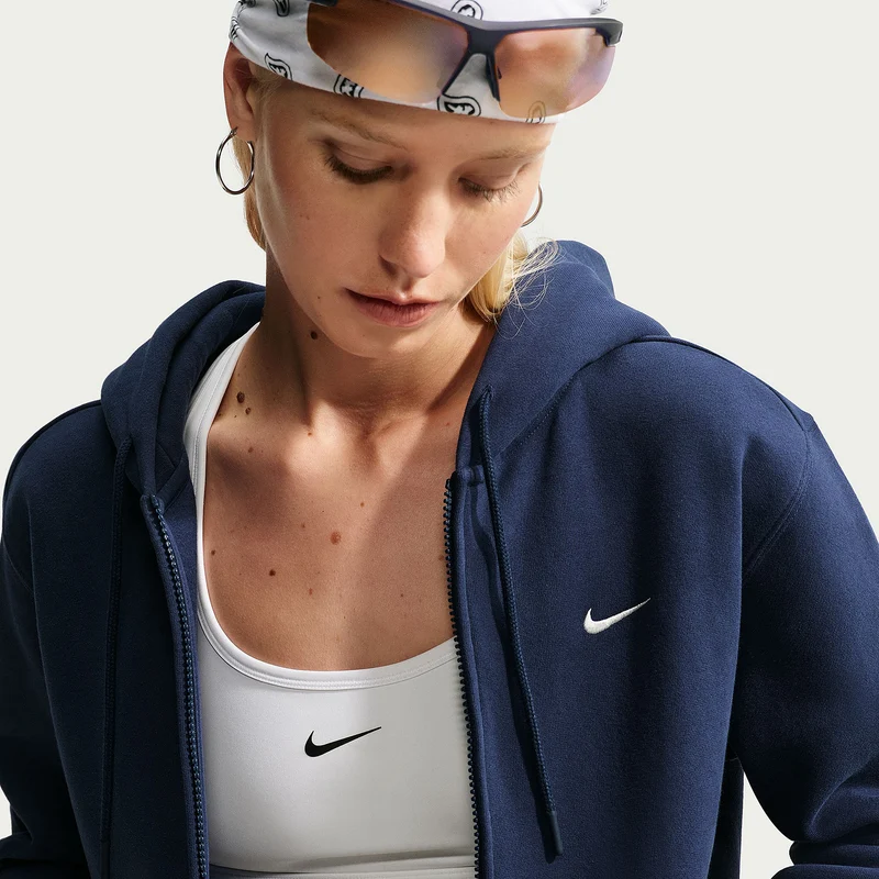 Nike Sportswear Womens Studio Fleece Full Zip Hoodie