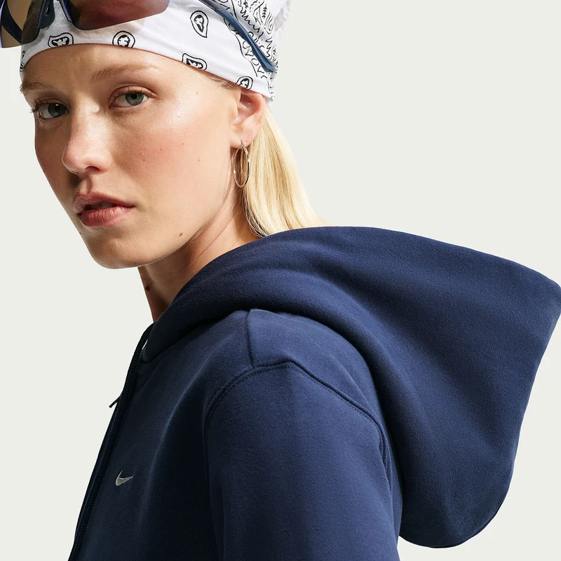 Nike Sportswear Womens Studio Fleece Full Zip Hoodie
