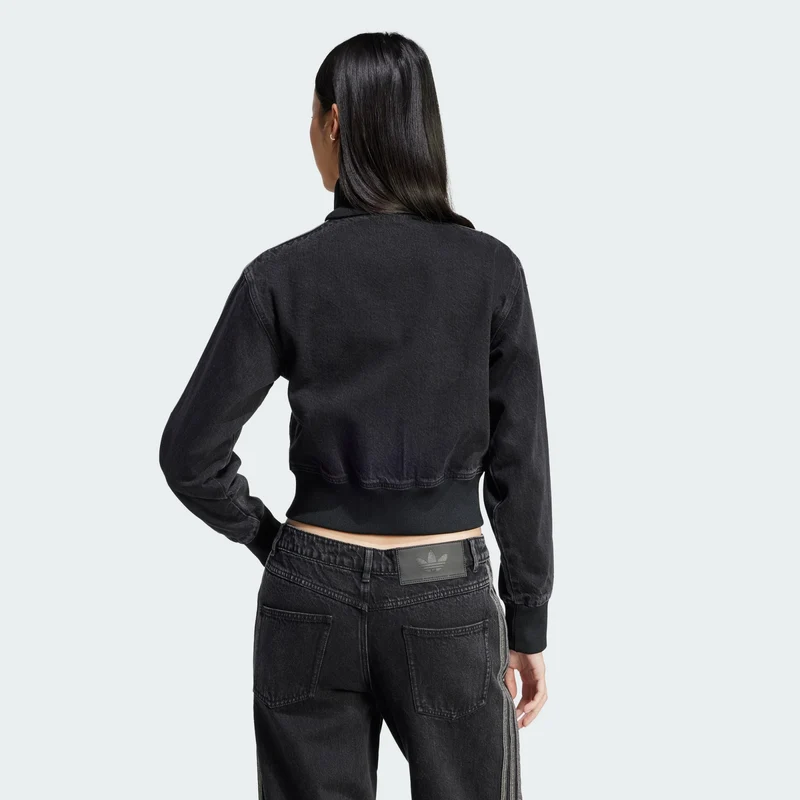 adidas Originals Womens Adicolor Denim Track Top