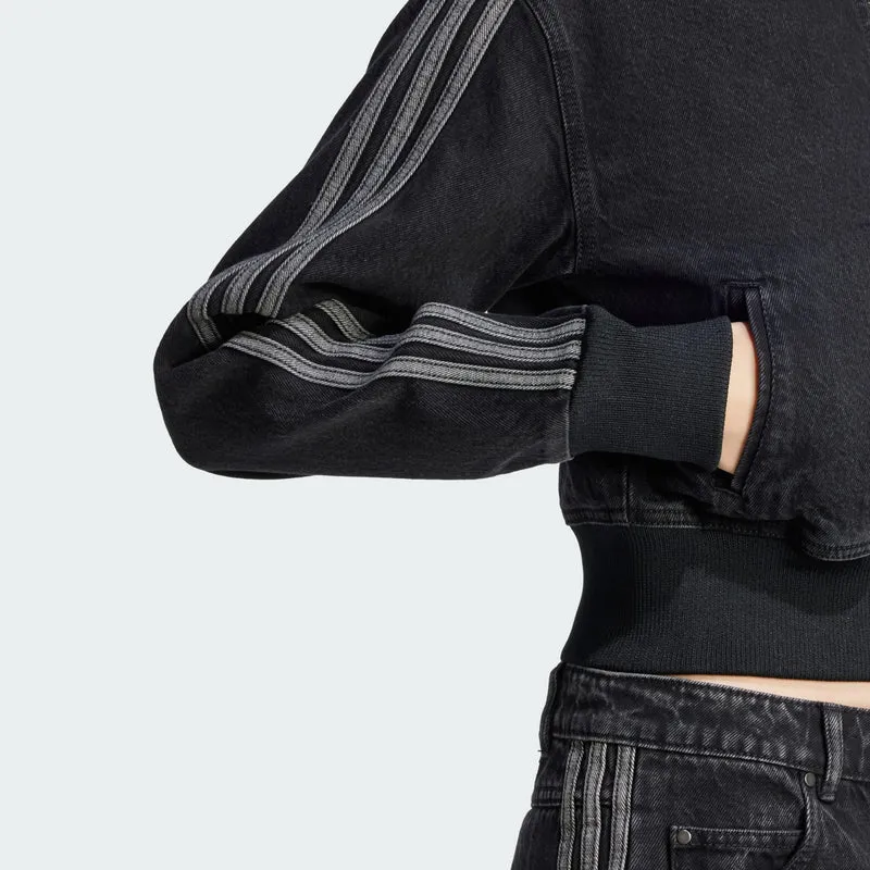 adidas Originals Womens Adicolor Denim Track Top