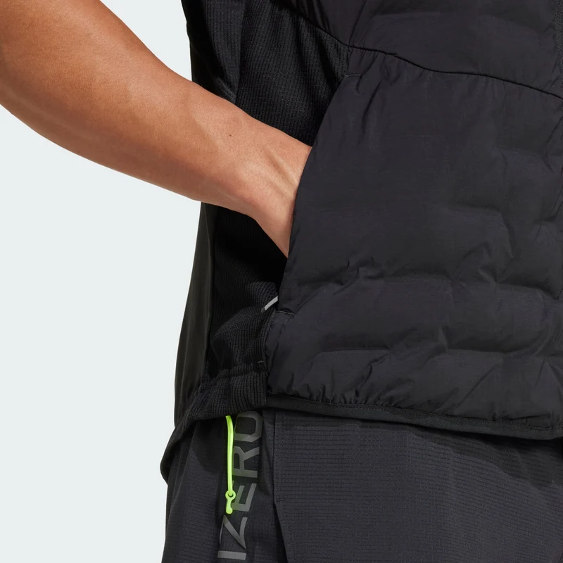 adidas Men Doudoune sans manches matelassée de running Adize