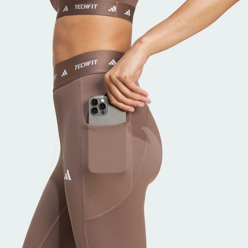 adidas Womens TECHFIT Stash Pocket Full