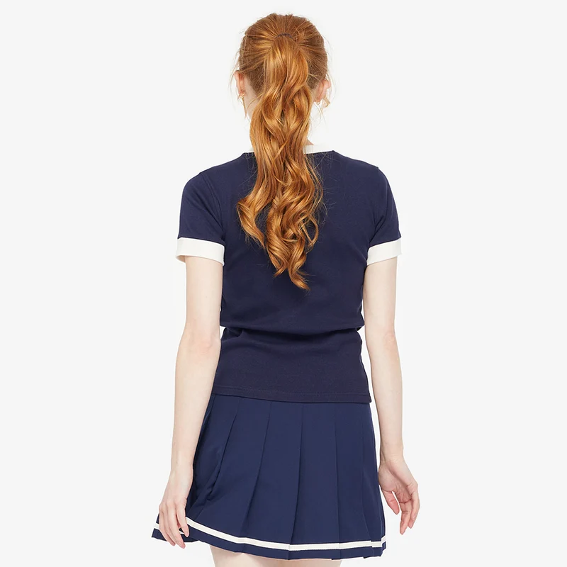 Sergio Tacchini Womens Morena Ribbed Tee