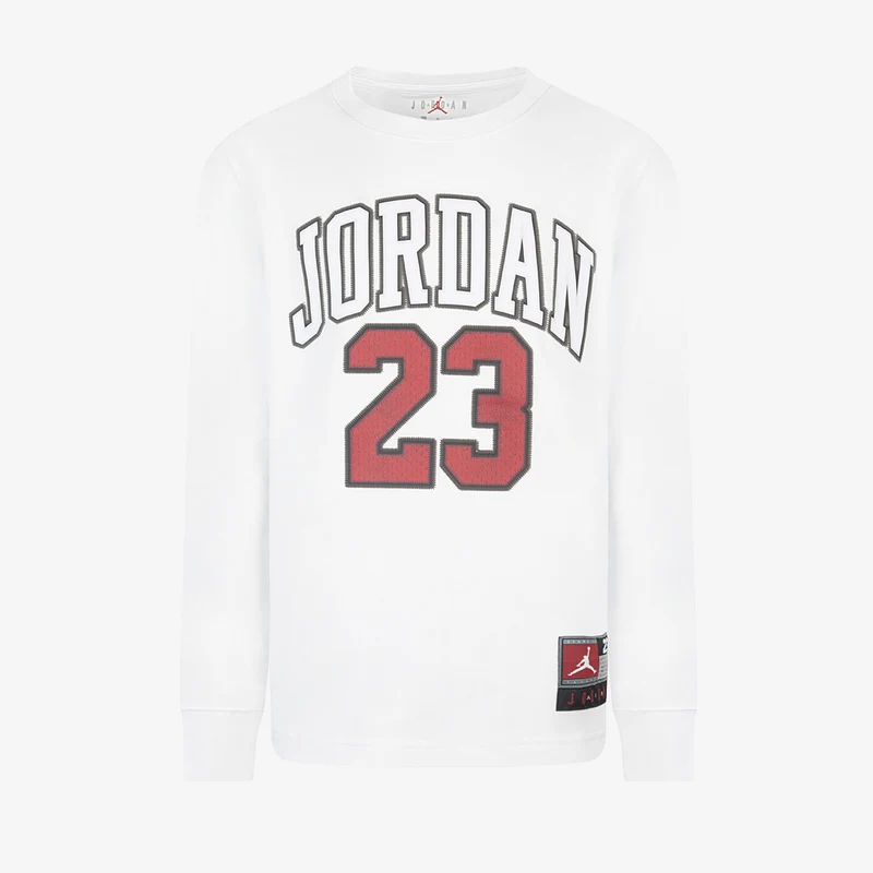 T-shirt Jordan Practice Flight Manches Longues pour Enfant plus âgé (8-15 ans)