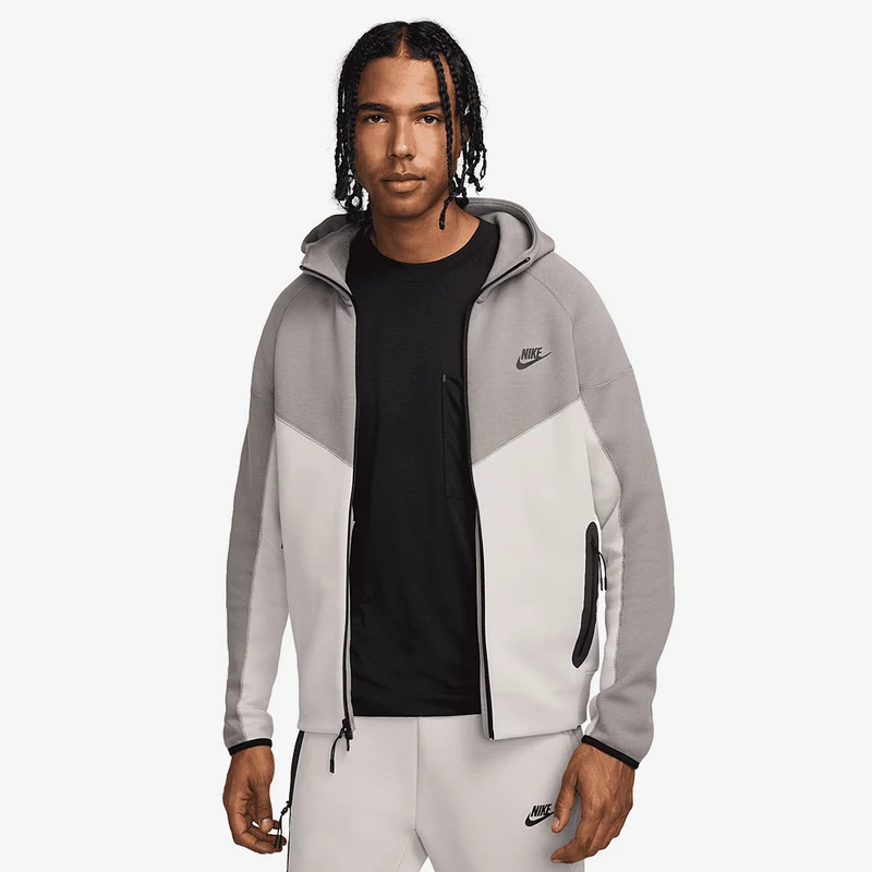 Nike Sweat à capuche et zip pour homme Sportswear Tech Fleec