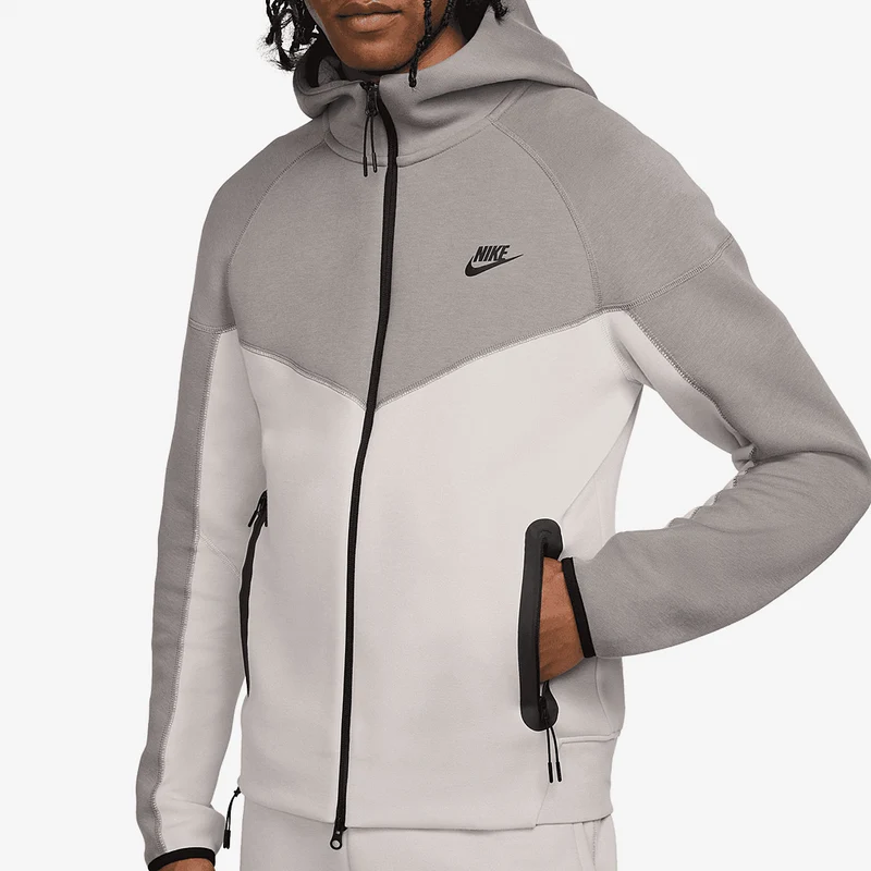 Nike Sweat à capuche et zip pour homme Sportswear Tech Fleec