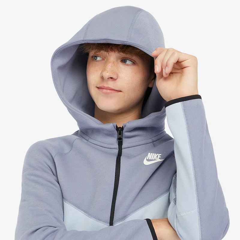 Sweat à Capuche Nike Sportswear Tech Fleece Entièrement Zippé pour Enfant plus âgé (8-15 ans)