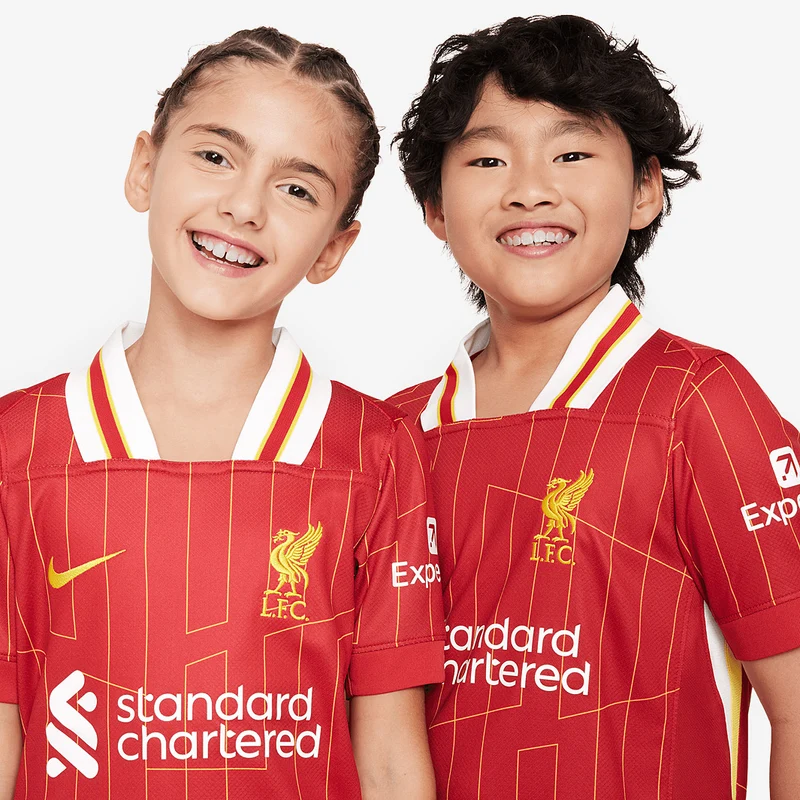Maillot Domicile Nike Liverpool 24/25 Dri-FIT Stadium SS pour Enfant
