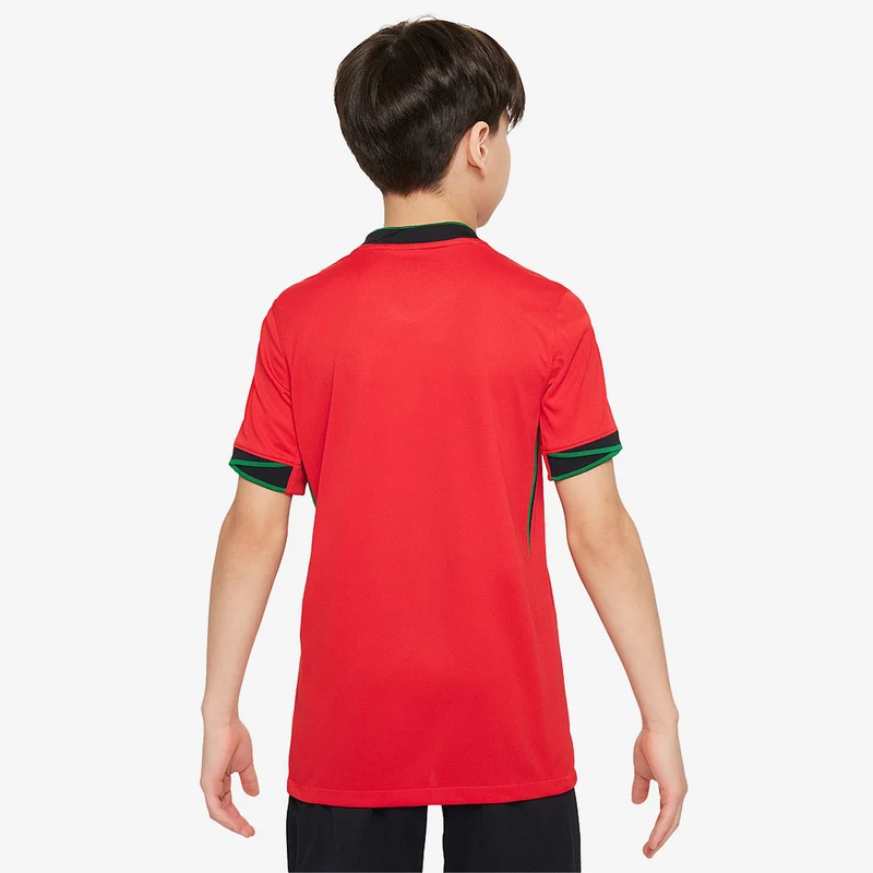 Maillot Domicile Nike Portugal 2024 Dri-FIT Stadium SS pour Enfant