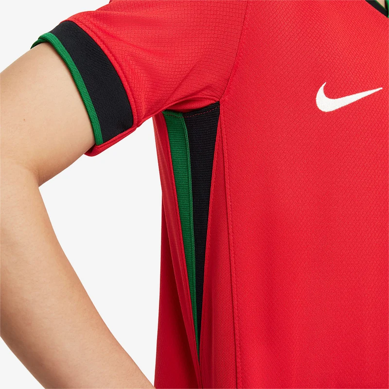 Maillot Domicile Nike Portugal 2024 Dri-FIT Stadium SS pour Enfant