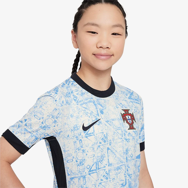 Maillot Extérieur Nike Portugal 2024 Dri-FIT Stadium SS pour Enfant