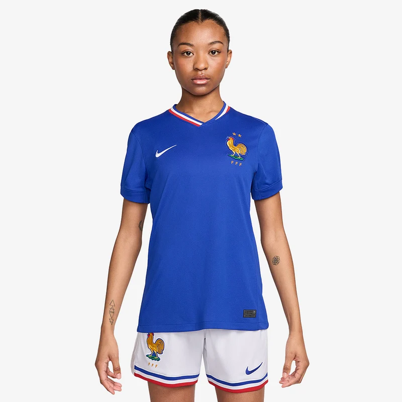 Maillot Domicile Nike France 2024 Femme Dri-FIT Stadium SS