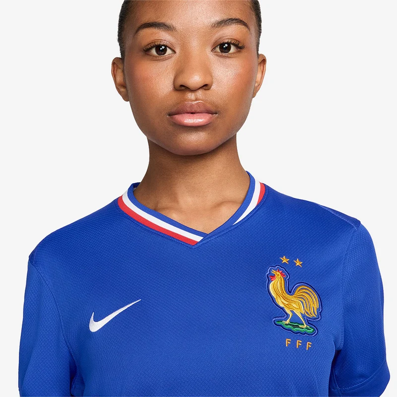 Maillot Domicile Nike France 2024 Femme Dri-FIT Stadium SS