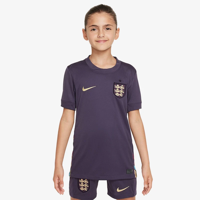 Maillot Extérieur Nike Angleterre 2024 Dri-FIT Stadium SS pour Enfant
