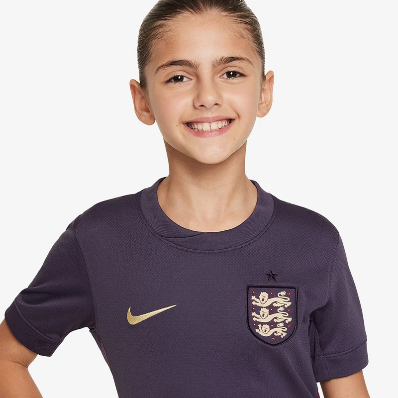 Maillot Extérieur Nike Angleterre 2024 Dri-FIT Stadium SS pour Enfant
