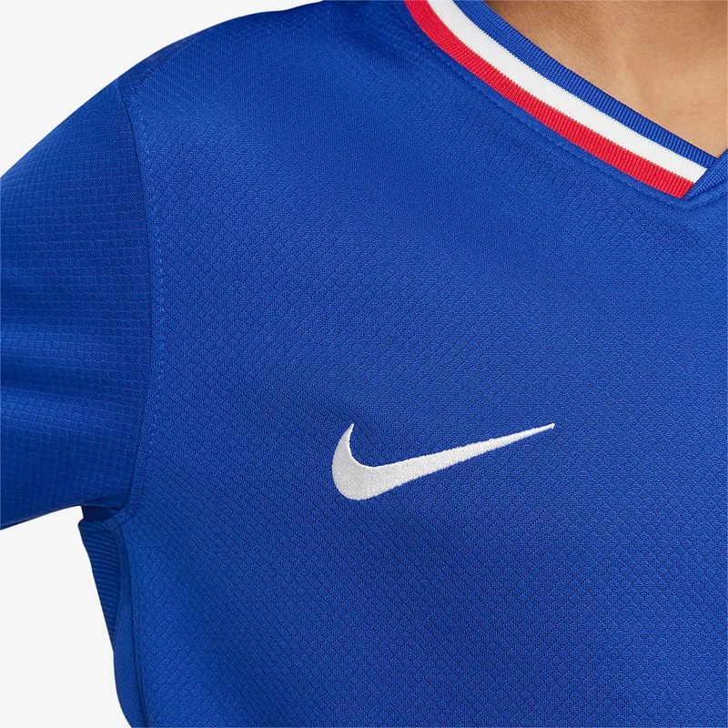 Maillot Domicile Nike France 2024 Dri-FIT Stadium SS pour Enfant