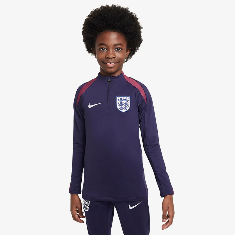 Haut Drill Nike Angleterre 2024 Dri-FIT Strike pour Enfant
