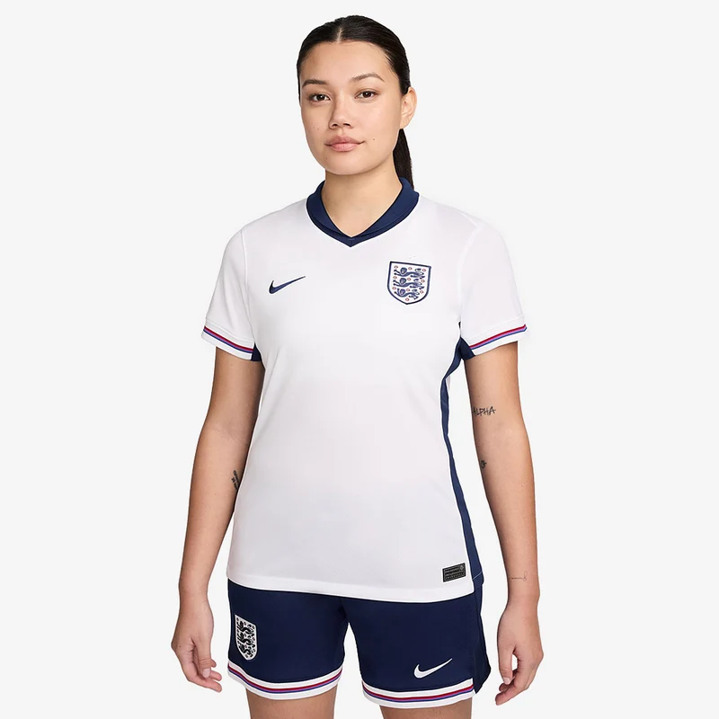 Maillot Domicile Nike Angleterre 2024 Dri-FIT Stadium SS pour Femme