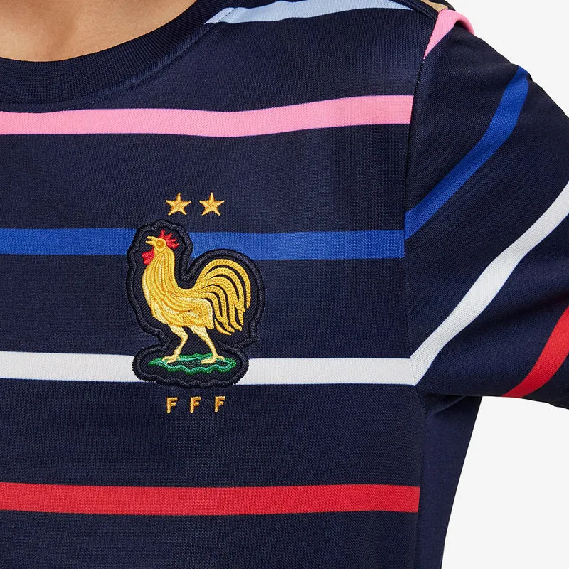 Haut Domicile Nike France 2024 Dri-FIT Academy Pro Pré-Match SS pour Enfant