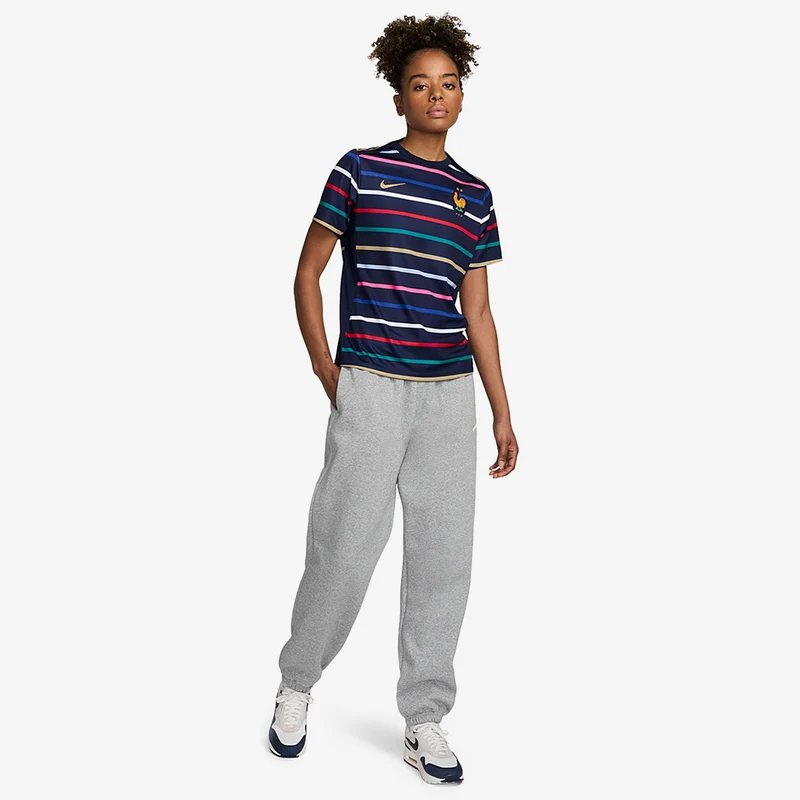 Haut Domicile Nike France 2024 Dri-FIT Academy Pro Pré-Match SS pour Femme