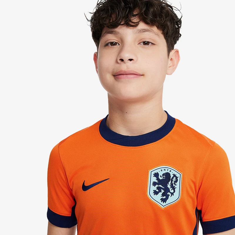 Maillot Domicile Nike Pays-Bas 2024 Dri-FIT Stadium SS pour Enfant