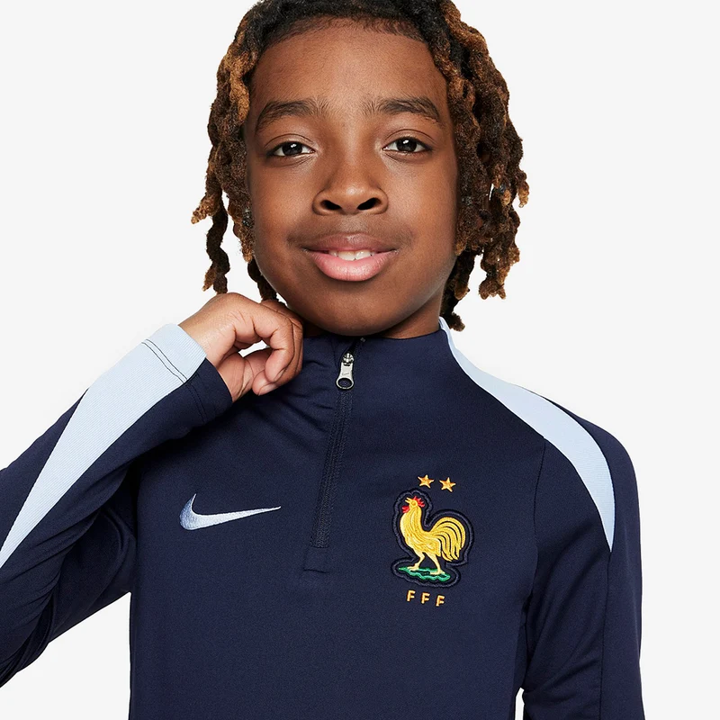 Haut Drill Nike France 2024 Dri-FIT Strike pour Enfant