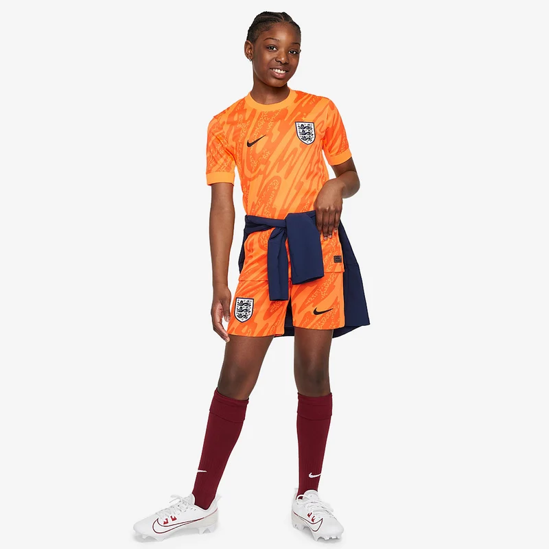 Maillot de Gardien Nike Angleterre 2024 Dri-FIT Stadium SS pour Enfant