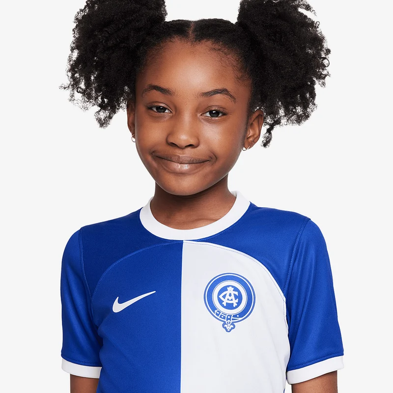 Nike Atletico Madrid 23/24 Kids Dri-Fit Away Stadium SS Shirt