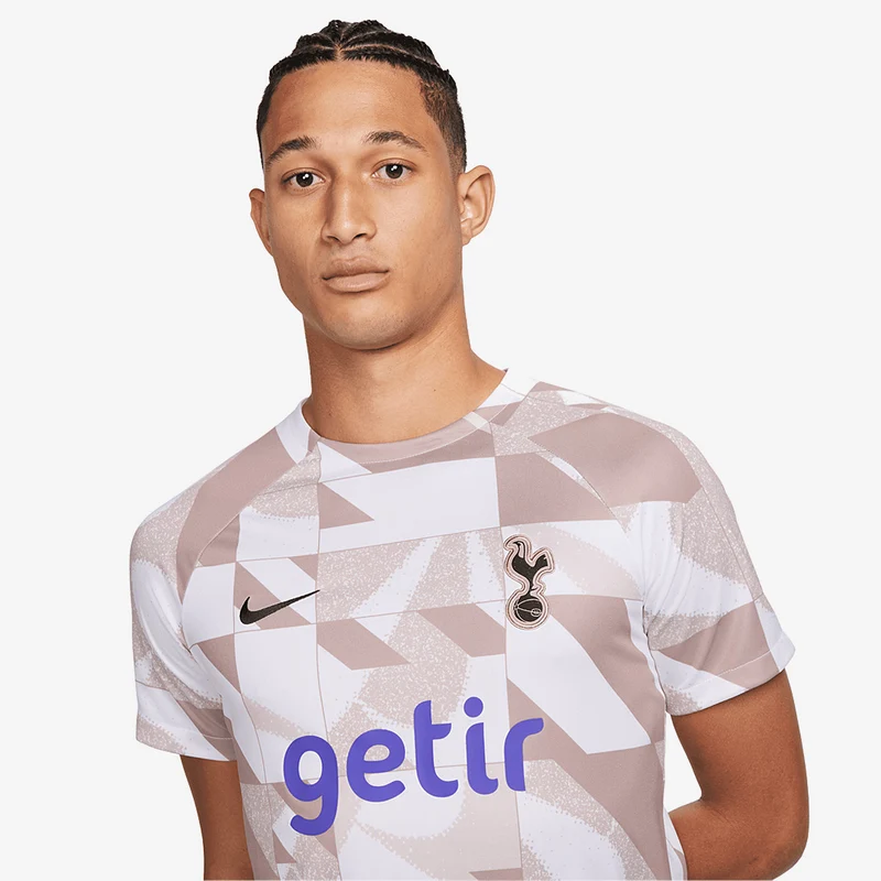 Nike Haut de foot à manches courtes d'avant-match Dri