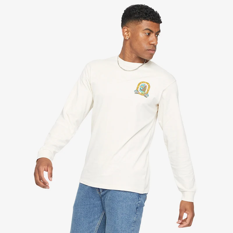 Vans Trippy Skull Long Sleeve T-Shirt