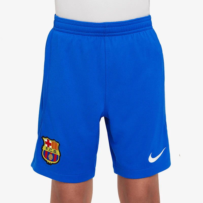 Short Extérieur Nike FC Barcelone 23/24 Dri-Fit Stadium pour Enfant