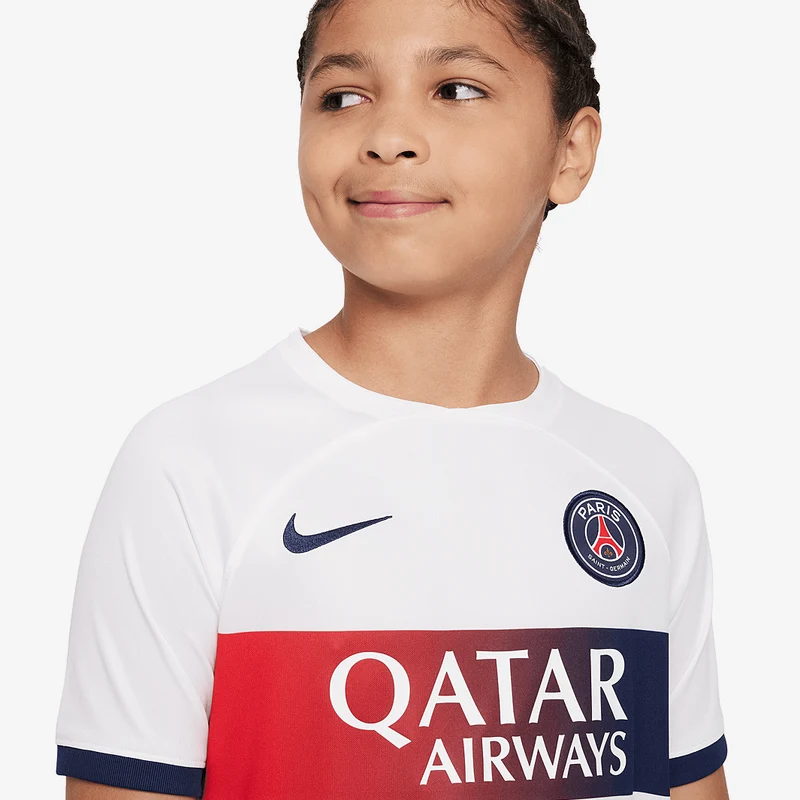 Nike Paris Saint-Germain 23/24 Kids Dri-Fit Stadium SS Away Shirt