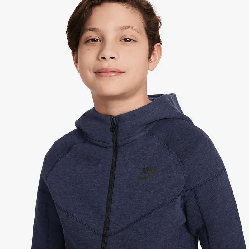 Sweat à Capuche Nike Sportswear Tech Fleece Entièrement Zippé (8-15 ans) pour Enfant plus âgé