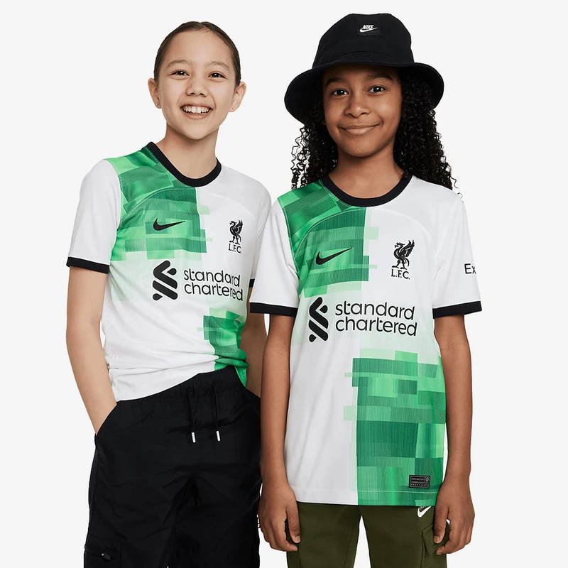 Maillot Extérieur Nike Liverpool FC 23/24 Dri-Fit Stadium SS pour Enfant