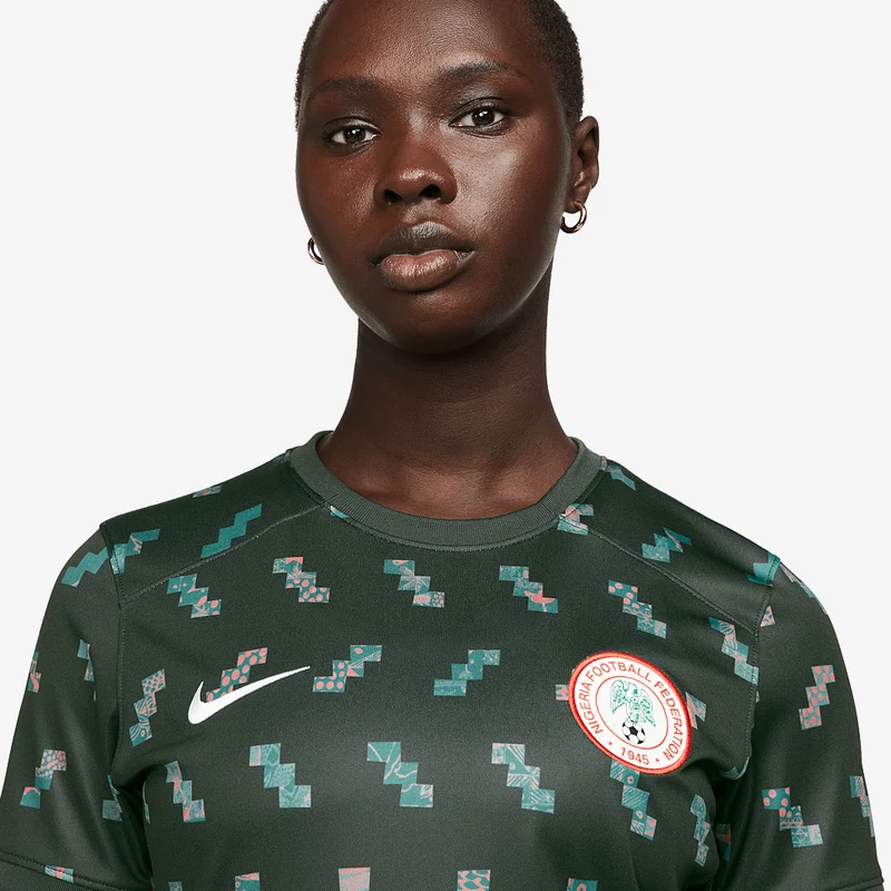 Nike Nigeria 2023 Womens Dri-Fit Away SS Stadium Shirt