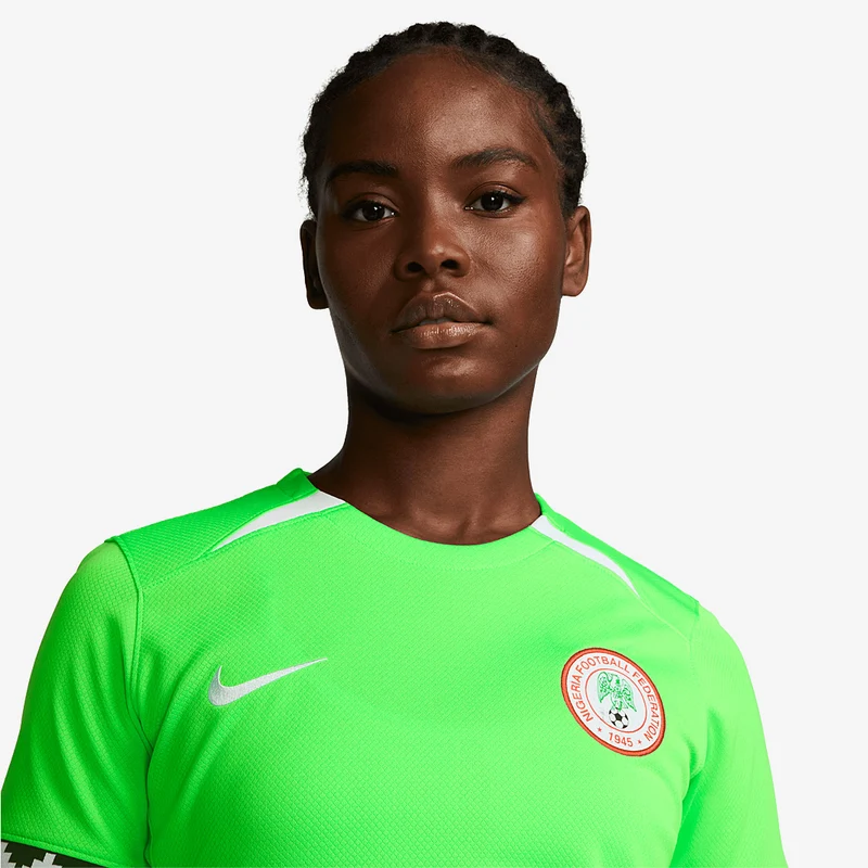 Nike Womens Nigeria 2023 Dri-Fit Stadium SS Home Shirt