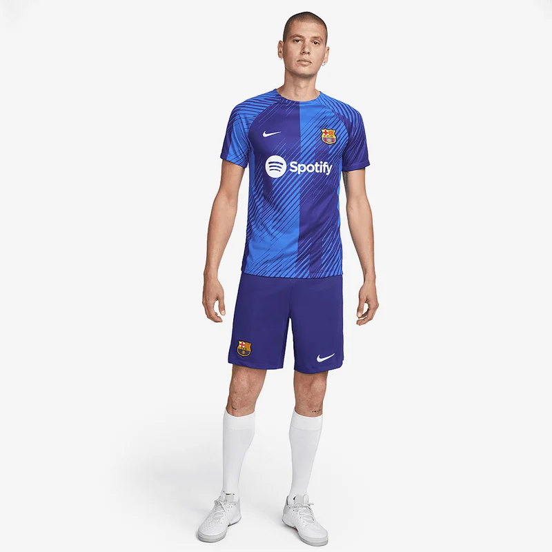 Haut Nike FC Barcelone 23/24 Dri-Fit Academy Manches Courtes