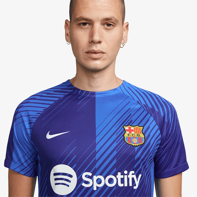 Haut Nike FC Barcelone 23/24 Dri-Fit Academy Manches Courtes