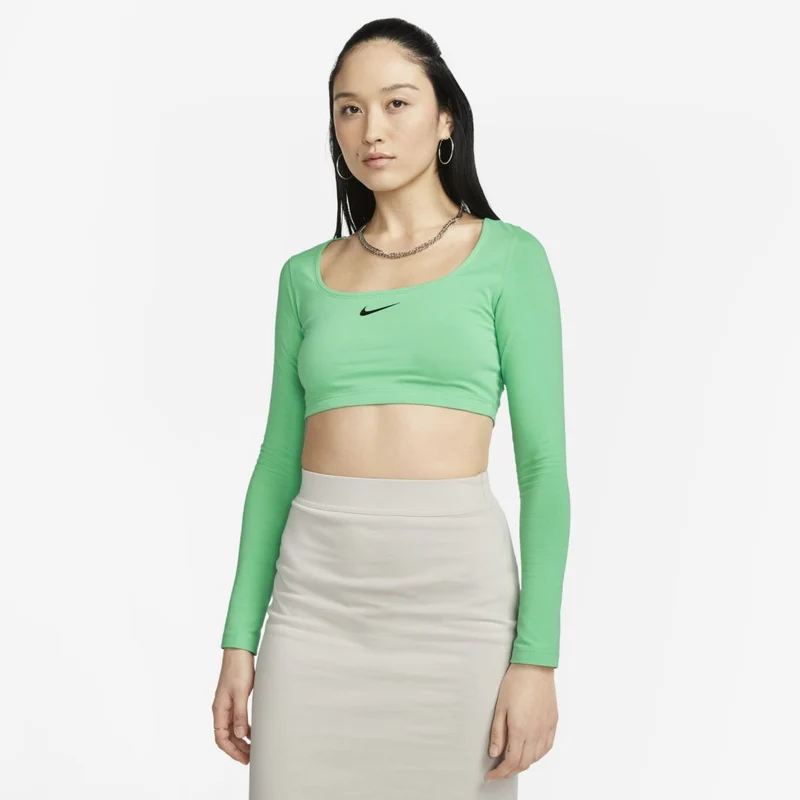 Haut Court Nike Sportswear Femme Manches Longues