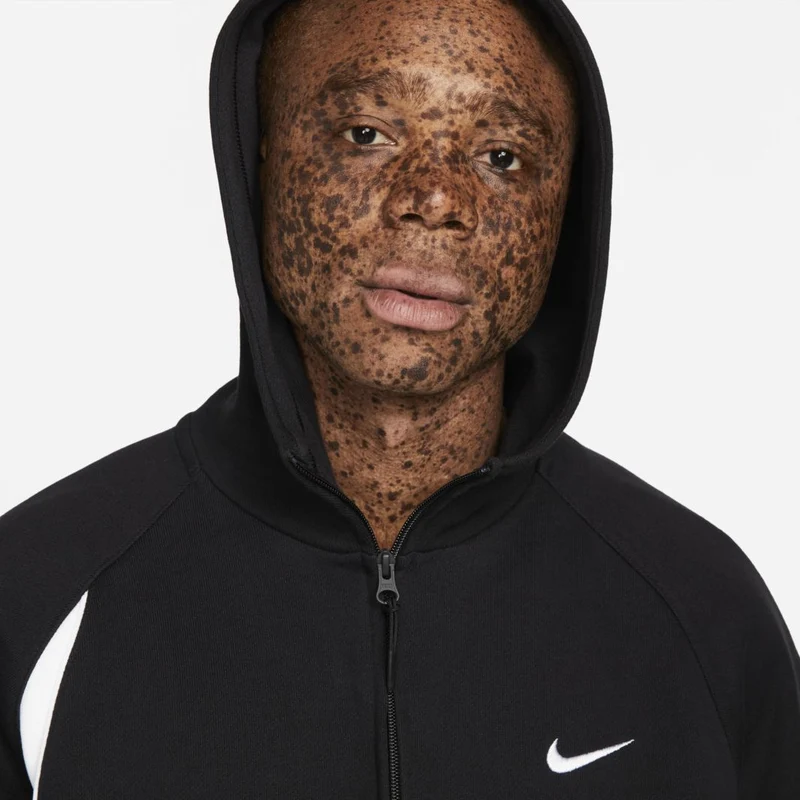 Sweat à Capuche Nike Sportswear Swoosh Polaire 1/2-Fermeture Éclair