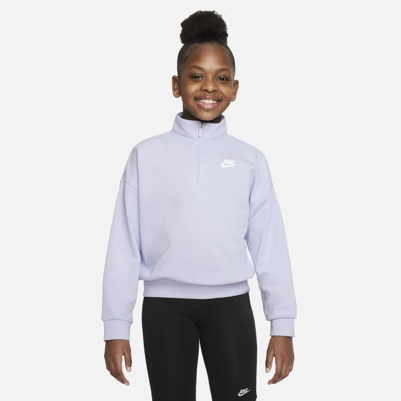 Haut Nike Sportswear Enfants plus âgés Club Fleece 1/2-Zip (8-15 ans)