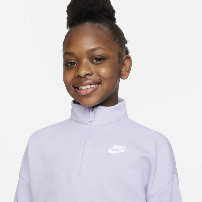 Haut Nike Sportswear Enfants plus âgés Club Fleece 1/2-Zip (8-15 ans)