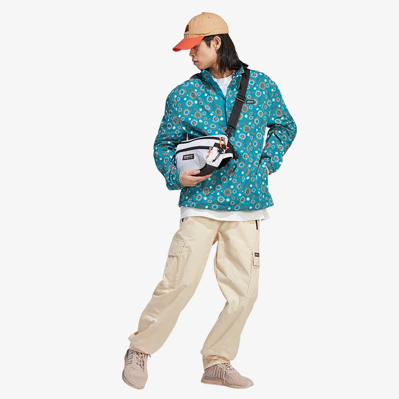 Coupe-Vent adidas Originals Adventure Nature Awakening Demi-Zippé Imprimé