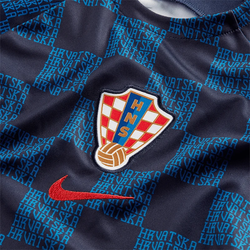 Nike Croatia 2023 Kids Dri-Fit Academy Pro SS Pre-Match Top